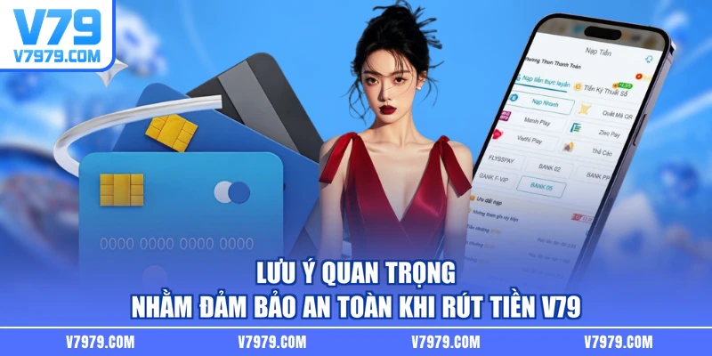Lưu ý quan trọng nhằm đảm bảo an toàn khi rút tiền V79